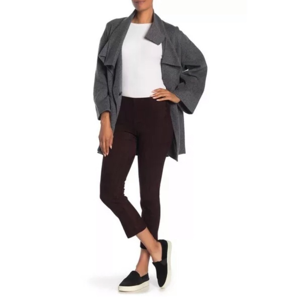 NWT Vince REAL LAMB SKIN Stretch Suede Crop Pants